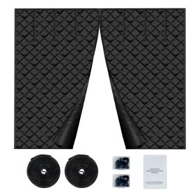 Garage Door Screen for Winter, 8x7FT, Garage Door Insulation Kit