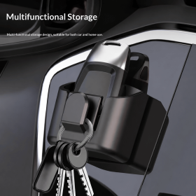 Car Key Storage Box Storage Box for Vehicle Supplies Dashboard Central Control Console Highspeed Toll Card Storage Box Card Slot