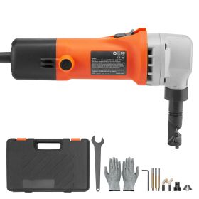 Sheet Metal Nibbler, 550W Powerful 2200 RPM High Speed, 360 Degree Rotation Electric Nibbler Metal Cutter