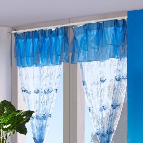 Heavy Duty Tension Curtain Rod, Non-Slip Carbon Steel Spring Loaded Curtain Rod (30-50cm/11.8-19.7in) - No Drilling (size: 90cm)