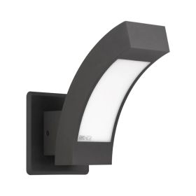 Inowel Wall Lights Outdoor Wall Sconce Modern LED Patio Porch Lights Aluminum Exterior Light Fixture Waterproof IP54 For Hallway House Back Yard (Option: Grey)